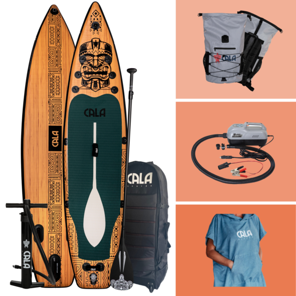 Kanaloa SUP Bundle: Mana Set, elektrische SUP Pumpe, Poncho & 30L Backpack